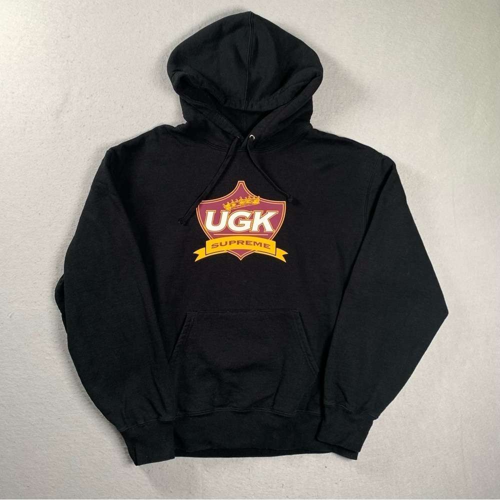 Supreme UGK Sweatshirt Mens Medium Hoodie Black Hooded Streetwear Pullover